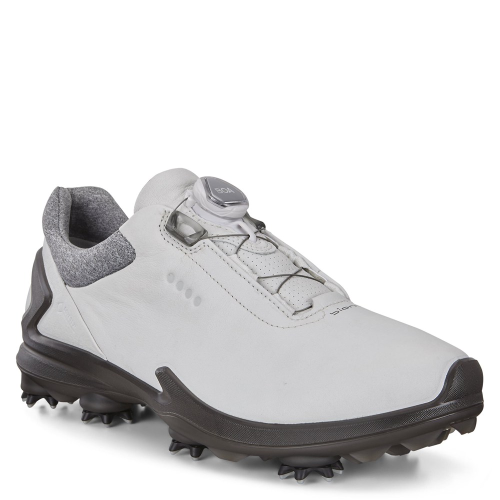 Zapatos De Golf Hombre - ECCO Biom G3 - Blancos/Negros - HUI526840